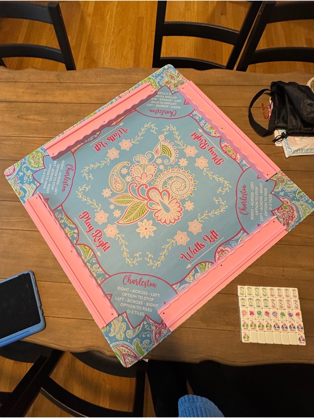 Paisley Mahjong Mat